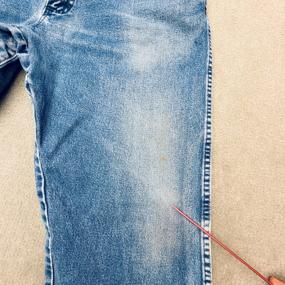 Wrangler FR Flame Resistant Relaxed Fit Jeans Mens 40x36 Blue Denim 10FR31MWZ - Picture 11 of 16